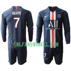 Paris Saint Germain Mbappé 7 Thuistenue 2019/20 Lange Mouw - Kids